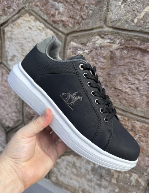 US GRAND POLO ανδρικά μαύρα casual sneakers GPM21135M