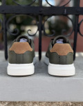 Ανδρικά χαμηλά Casual Sneakers κατασκευασμένα απο δερματίνη  άριστης ποιότητας.