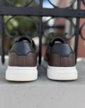 Ανδρικά χαμηλά Casual Sneakers κατασκευασμένα απο δερματίνη  άριστης ποιότητας.
