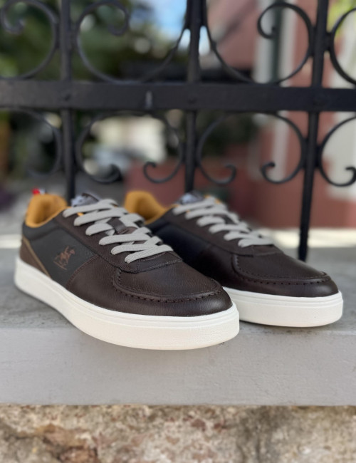 U.S. Grand Polo καφέ ανδρικά casual sneakers GPM23955