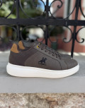 Ανδρικά δίσολα Casual Sneakers κατασκευασμένα απο δερματίνη  άριστης ποιότητας.