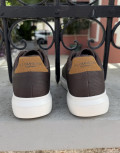 Ανδρικά δίσολα Casual Sneakers κατασκευασμένα απο δερματίνη  άριστης ποιότητας.
