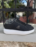 Ανδρικά δίσολα Casual Sneakers κατασκευασμένα απο δερματίνη  άριστης ποιότητας.