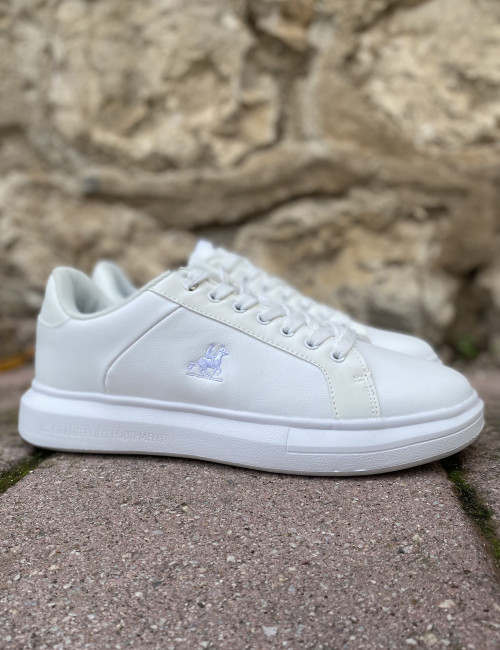 US GRAND POLO ανδρικά λευκά casual sneakers GPM518300