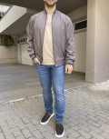 Ανδρικό Jacket σε στυλ bomber.