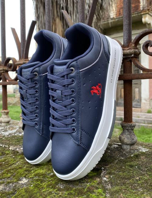 US GRAND POLO ανδρικά μπλε casual sneakers GPM524303B