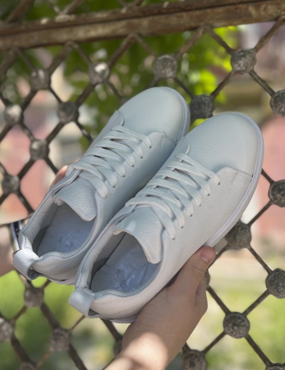 Aνδρικά χαμηλά Casual Sneakers κατασκευασμένα από γνήσιο δέρμα.