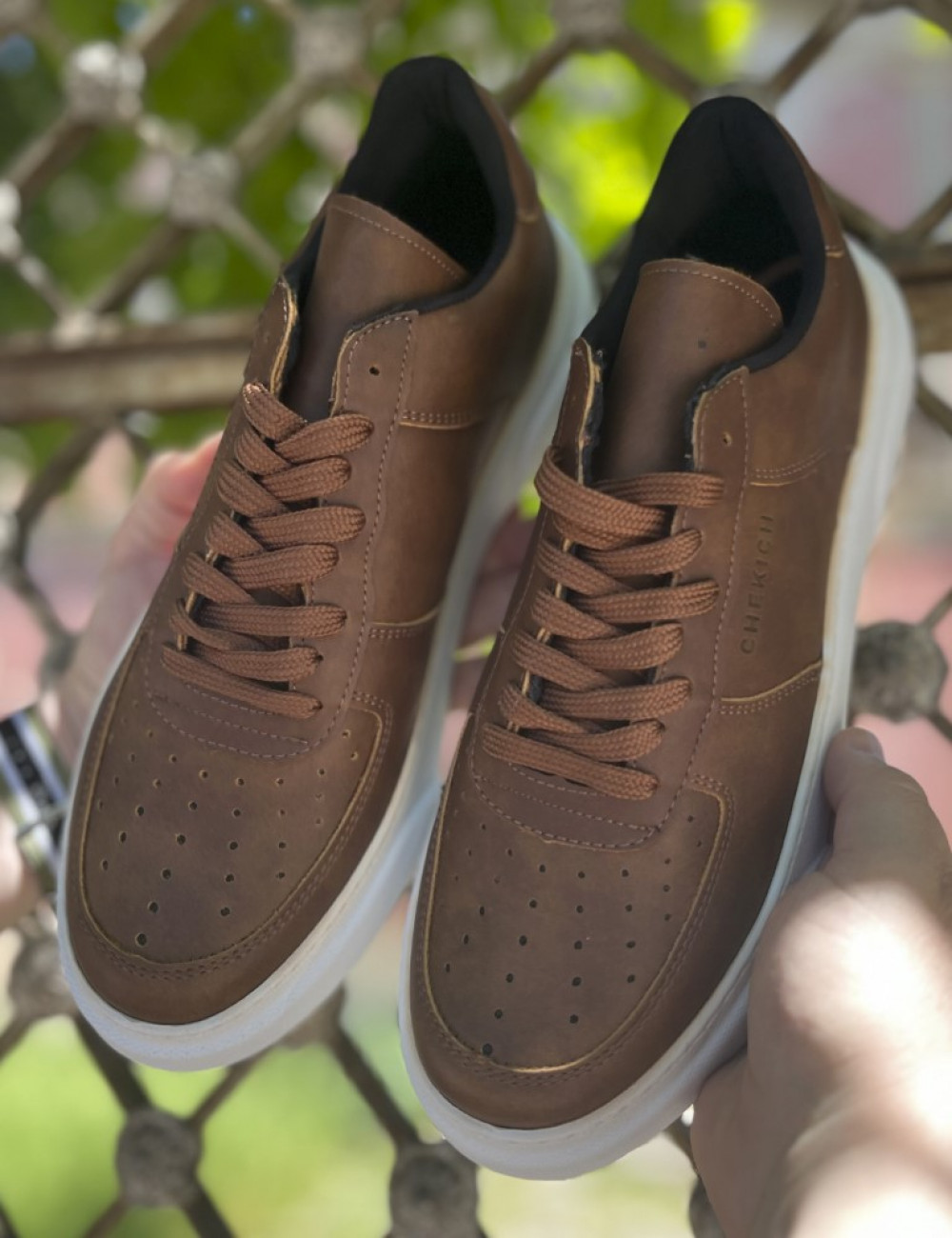 Ανδρικά ταμπά Sneakers δερματίνη CH087T