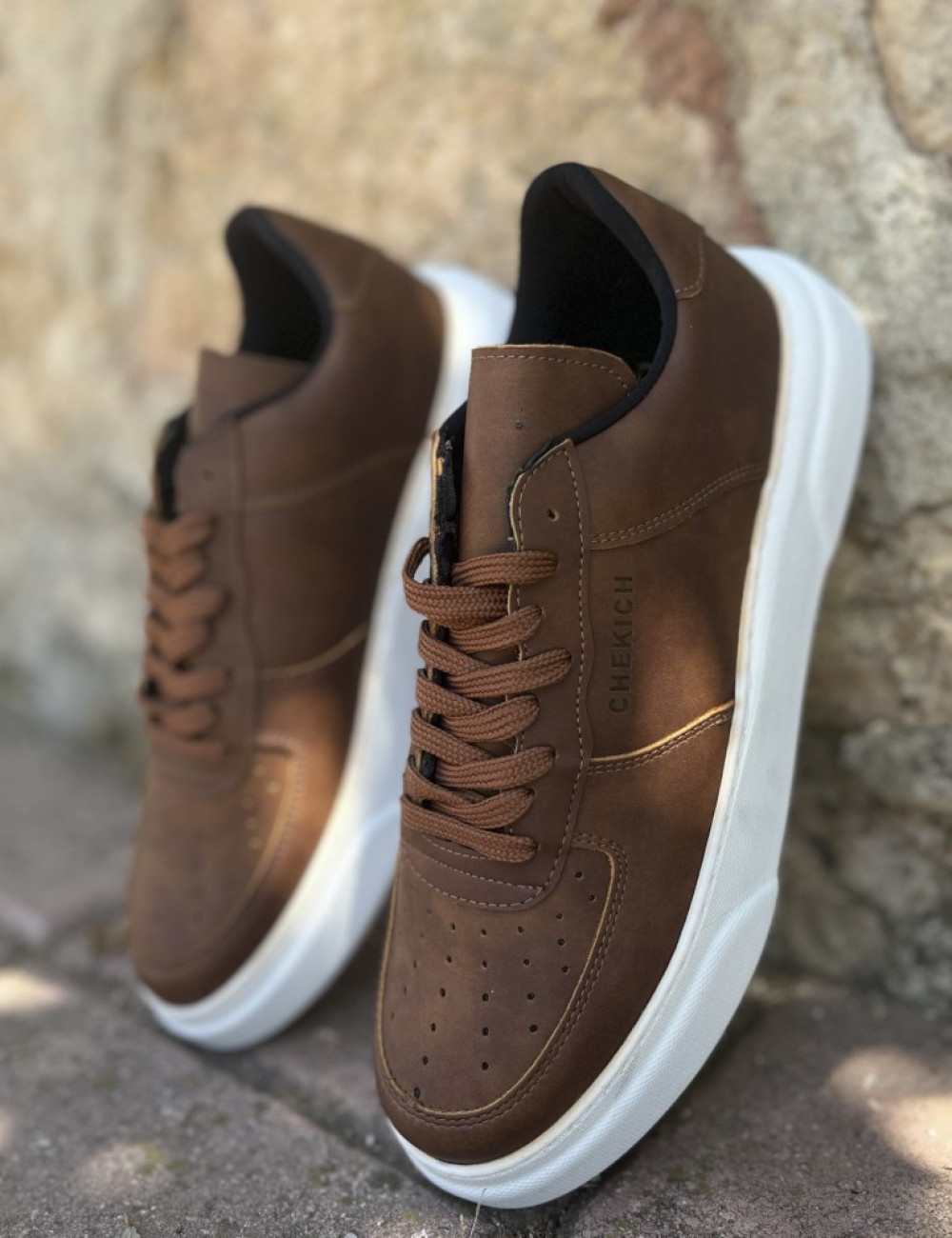 Ανδρικά ταμπά Sneakers δερματίνη CH087T