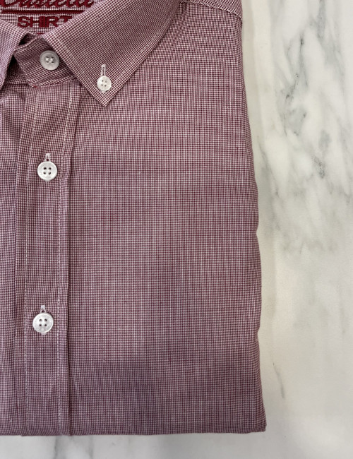 Ανδρικό κόκκινο πτι καρό πουκάμισο CA2520