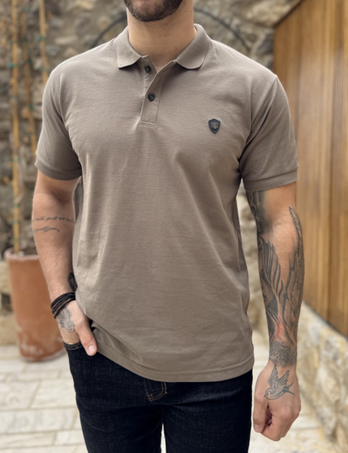 Everbest ανδρική πούρο πικέ Polo μπλούζα Plus Size 262839P