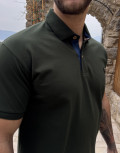 Ανδρική Polo κοντομάνικη μπλούζα πικέ.
