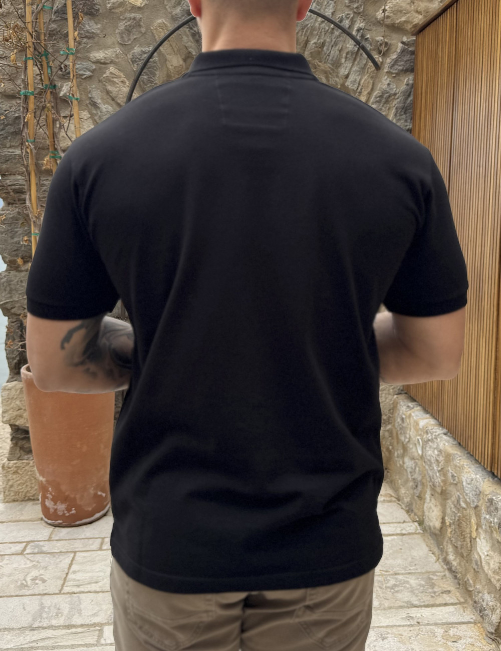 Ανδρική Polo κοντομάνικη μπλούζα πικέ.