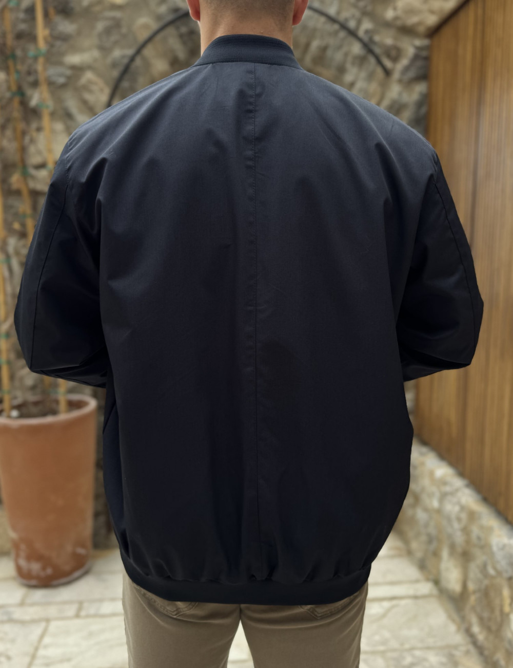 Ανδρικό Jacket σε στυλ bomber.