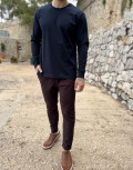 Ανδρική βαμβακερή μακρυμάνικη μπλούζα.