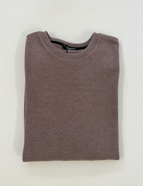 Ανδρική πούρο μακρυμάνικη μπλούζα με στρογγυλή λαιμόκοψη Plus Size EP2402810