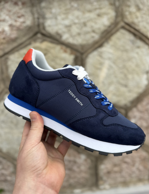 Teddy Smith ανδρικά μπλε sneakers 120162