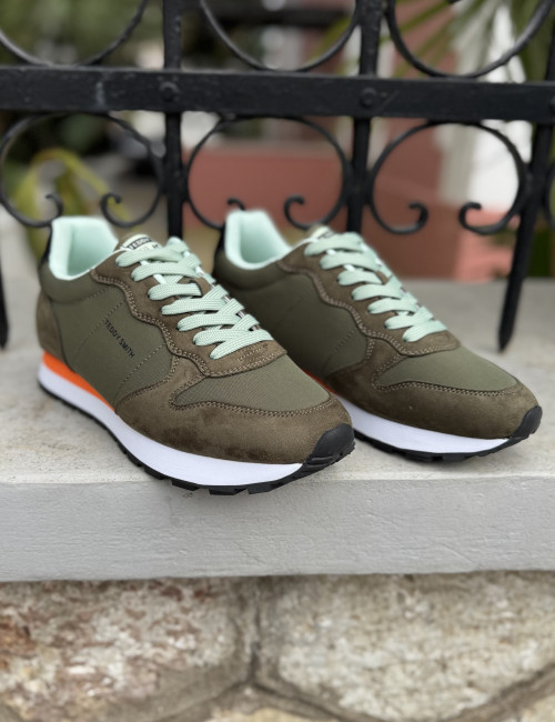 Teddy Smith ανδρικά λαδί sneakers 120663