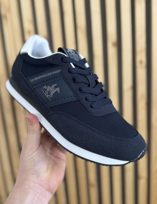 Us Grand Polo μπλε navy ανδρικά casual sneakers GPM12160Ν