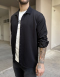 Ανδρικό μονόχρωμο πουκάμισο μακρυμάνικο.