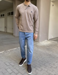 Ανδρική μακρυμάνικη μπλούζα ελληνικής κατασκευής με γιακά.