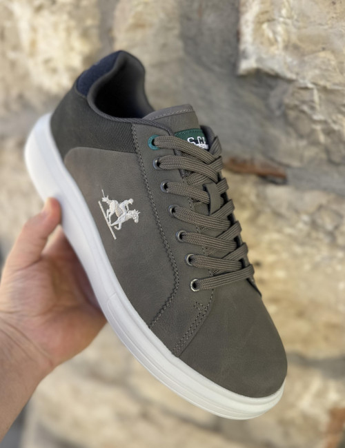 US GRAND POLO ανδρικά γκρι casual sneakers GPM21135