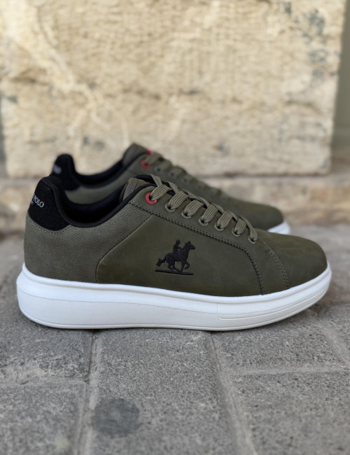 US GRAND POLO ανδρικά χακί casual sneakers GPM21135X