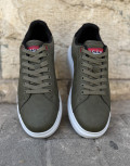 Ανδρικά δίσολα Casual Sneakers κατασκευασμένα απο δερματίνη  άριστης ποιότητας.