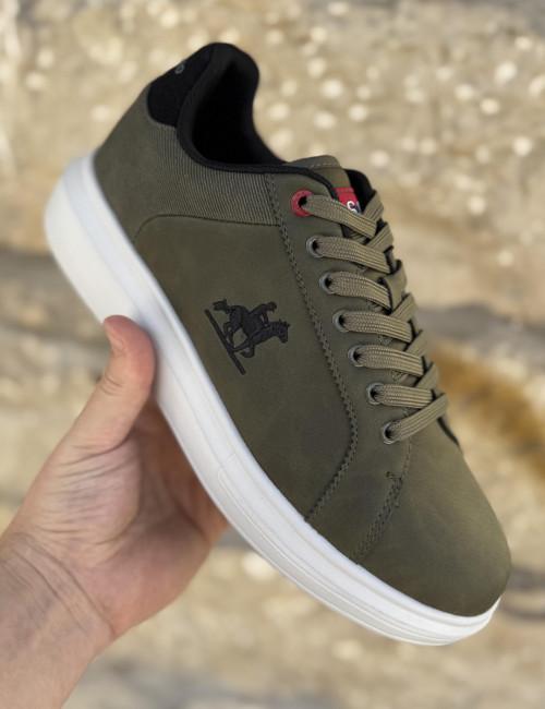 US GRAND POLO ανδρικά χακί casual sneakers GPM21135X