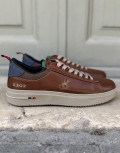 Ανδρικά χαμηλά Casual Sneakers κατασκευασμένα απο δερματίνη  άριστης ποιότητας.