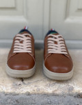 Ανδρικά χαμηλά Casual Sneakers κατασκευασμένα απο δερματίνη  άριστης ποιότητας.