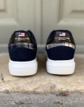 Ανδρικά χαμηλά Casual Sneakers κατασκευασμένα απο δερματίνη  άριστης ποιότητας.