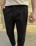 Ανδρικό παντελόνι υφασμάτινο με πιέτα.