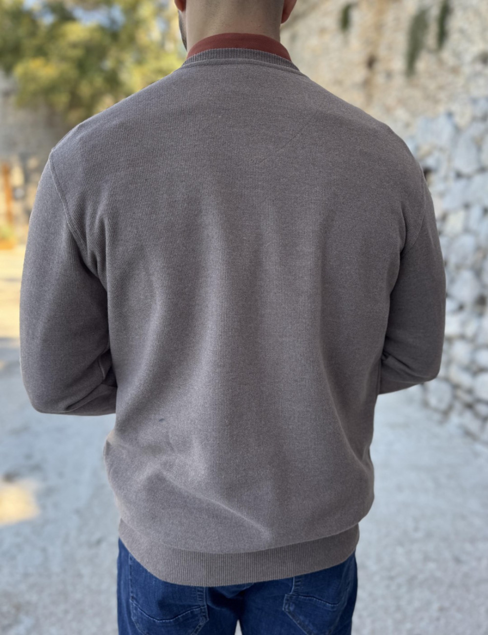 Ανδρική μακρυμάνικη μπλούζα .