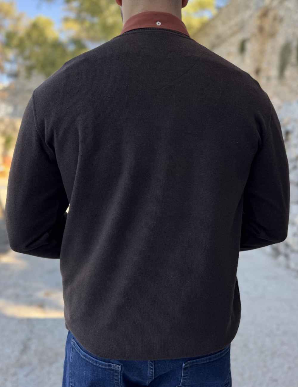 Ανδρική μακρυμάνικη μπλούζα .