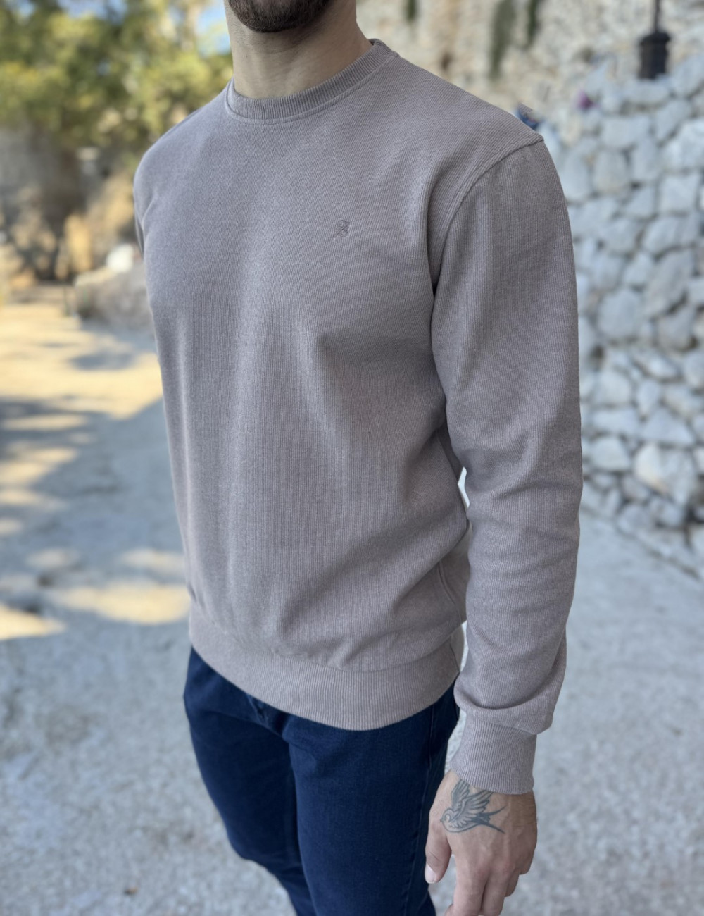 Ανδρική μακρυμάνικη μπλούζα .