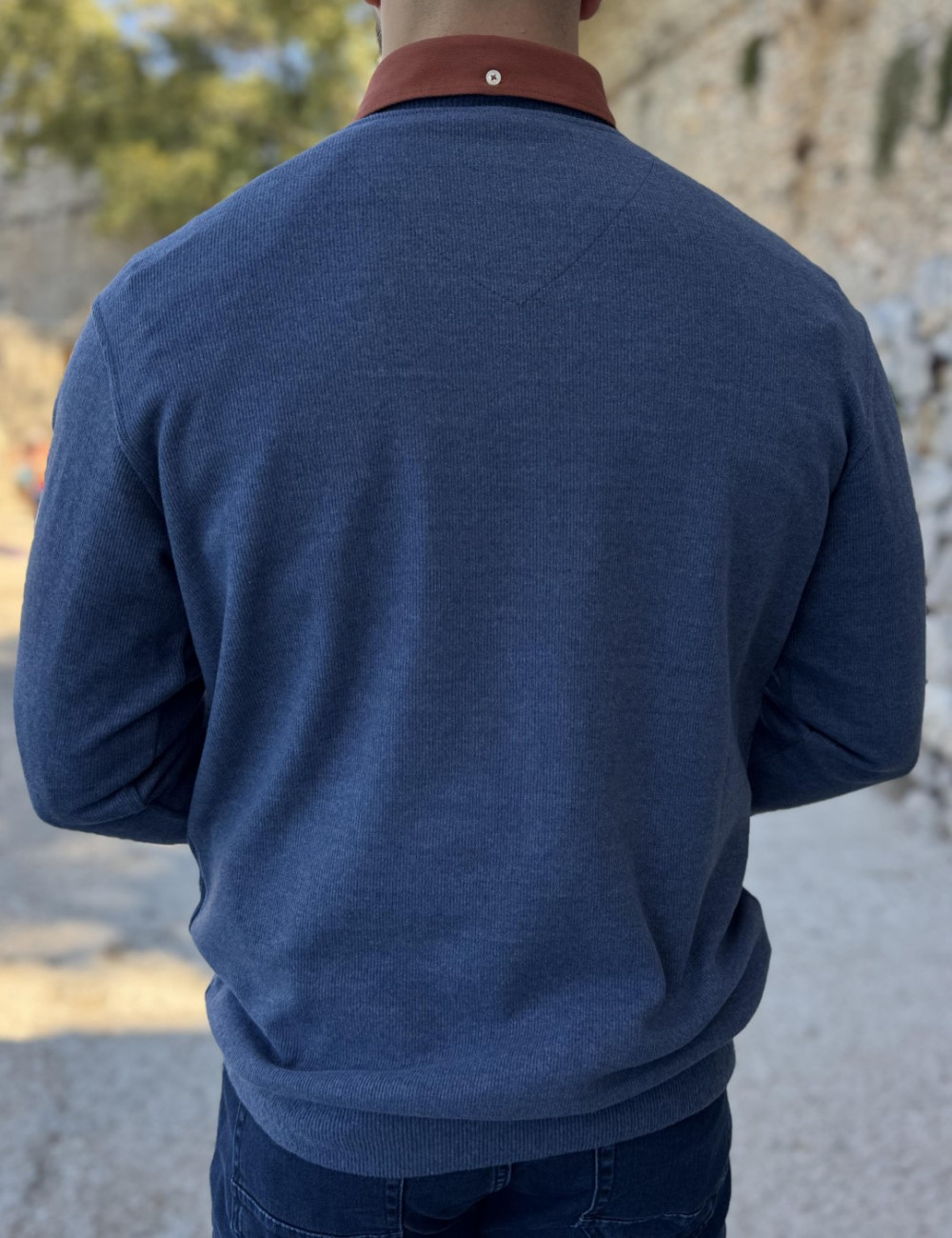 Ανδρική μακρυμάνικη μπλούζα .