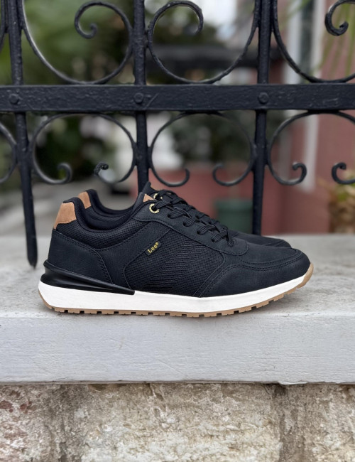 Lee ανδρικά μαύρα casual sneakers 5026305611A