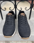 Ανδρικά Casual Sneakers με συνδυασμό υφασμάτων, κατασκευασμένα απο δερματίνη άριστης ποιότητας.