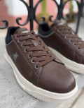 Ανδρικά χαμηλά Casual Sneakers κατασκευασμένα απο δερματίνη  άριστης ποιότητας.