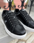 Ανδρικά χαμηλά Casual Sneakers κατασκευασμένα απο δερματίνη  άριστης ποιότητας.