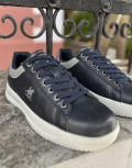 Ανδρικά χαμηλά Casual Sneakers κατασκευασμένα απο δερματίνη  άριστης ποιότητας.