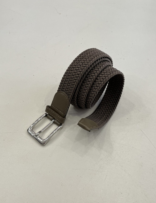 Ανδρική πούρο ελαστική πλεκτή ζώνη 250420P