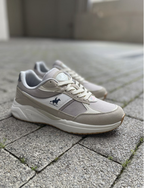 Us Grand Polo ανδρικά casual sneakers μπεζ GPM515100