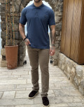 Ανδρική Polo κοντομάνικη μπλούζα πικέ.