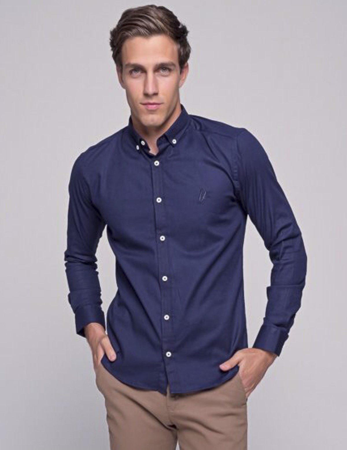 Ben Tailor ανδρικό μπλε πουκάμισο Harmony 0395L φωτογραφία